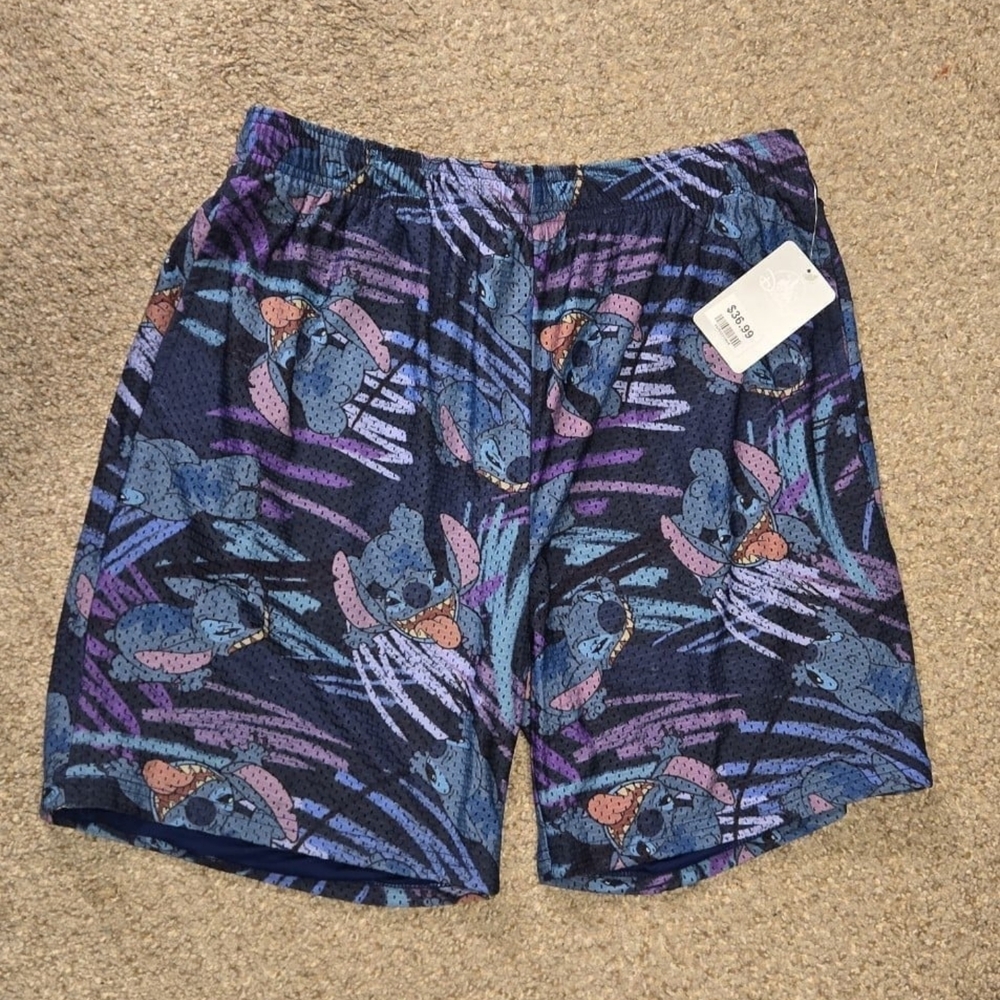 Stitch Mesh Sleeping Shorts